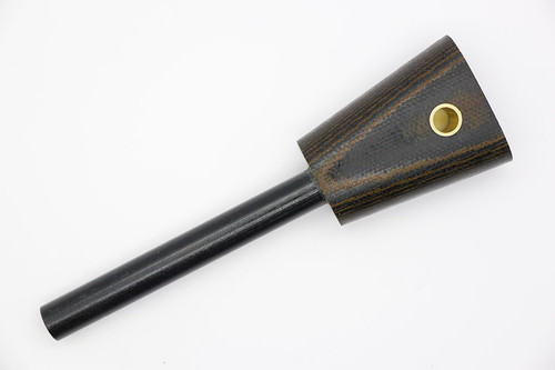 LT Wright Knives: Firesteel w/ Green & Black Canvas Micarta Handle - Matte Finish - Version 1