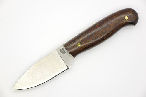 LT Wright Knives Patriot - A2 Tool Steel - Flat Grind - Desert Ironwood - 3 / FREE Black Liners!