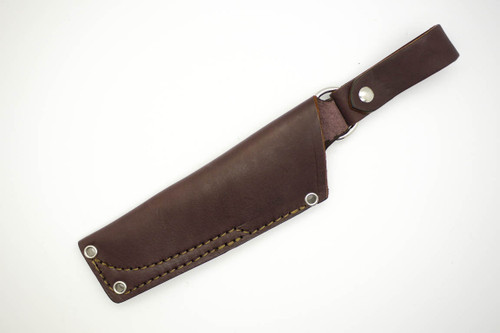 TKC: #EX Pouch Style Leather DANGLER Sheath Brown, LH, WITHOUT Firesteel Loop