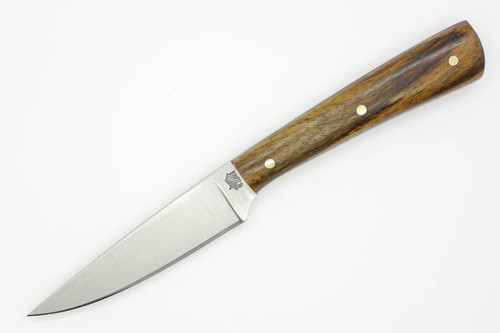 LT Wright Knives Coyote - A2 Steel - Flat Grind - Bocote Handle - FREE Black Liners! - 1