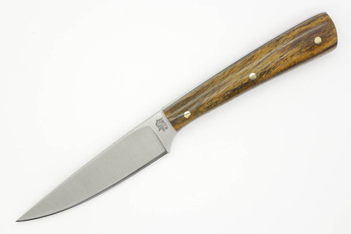 LT Wright Knives Coyote - A2 Steel - Flat Grind - Bocote Handle - FREE Black Liners! - 5