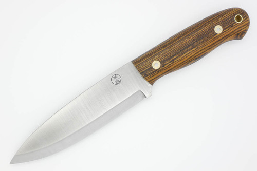 LT Wright Knives Sospes - Scandi Grind - Bocote - Black Liners - 1 / FREE BLACK LINERS!