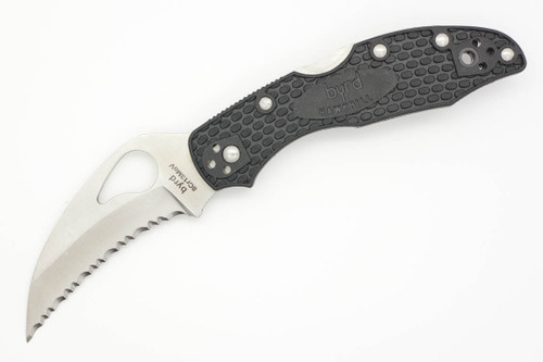 Spyderco Meadowlark Hawkbill - BY22SBK - Folding Knife - 8Cr13MoV Stainless Steel Blade - Black Fiberglass Reinforced Handle