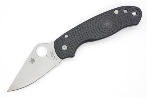 Spyderco Para 3 Lightweight Compression Lock - C223PBK - Folding Knife - 3" Satin CTS BD1N Stainless Steel Blade - Black Fiberglass Reinforced Nylon Handle