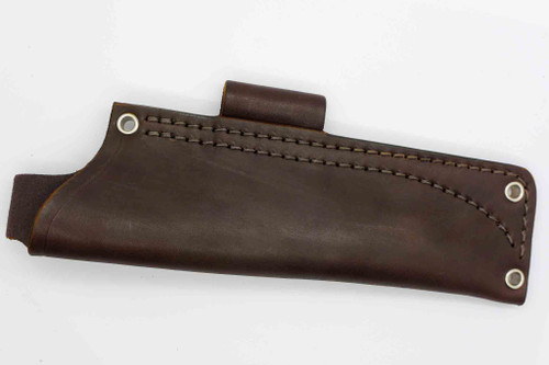 TKC: #Q Pouch Style Leather HIP Sheath Brown, LH, Firesteel Loop