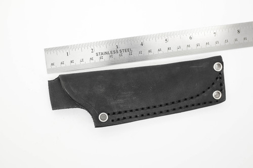 TKC: #V Pouch Style Leather HIP Sheath Black, RH, WITHOUT Firesteel Loop