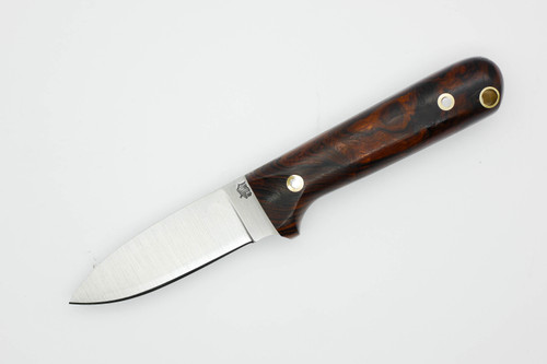 LT Wright Knives Next Gen - O1 Steel - Flat Grind - Desert Ironwood - Matte Finish - 1 - FREE Black LIners!