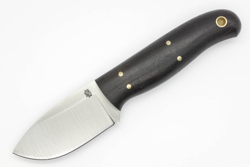 LT Wright Knives GP Medium (General Purpose) - AEB-L Steel - Saber Grind - African Blackwood - Matte Finish - 2 - FREE Black LIners!
