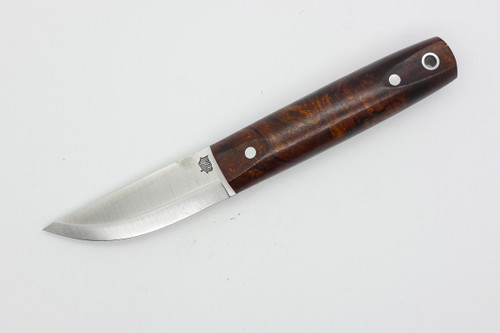 LT Wright Knives Pronghorn - O1 Steel - Scandi Grind - Desert Ironwood Handle - Polished Finish - 2 - FREE Black Liners!