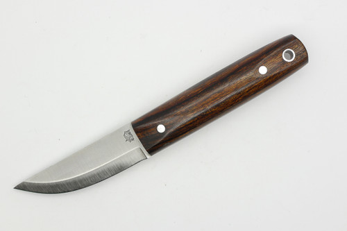 LT Wright Knives Pronghorn - O1 Steel - Scandi Grind - Desert Ironwood Handle - Polished Finish - 3 - FREE Black Liners!