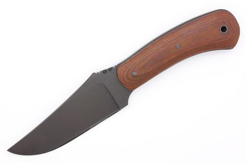 Winkler Knives - Blue Ridge Hunter - 80CRV2 Steel - Flat Grind - Tan Canvas Micarta Handle - Kydex B