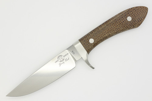 White River Knives Sendero Classic - Natural Burlap Micarta Handle