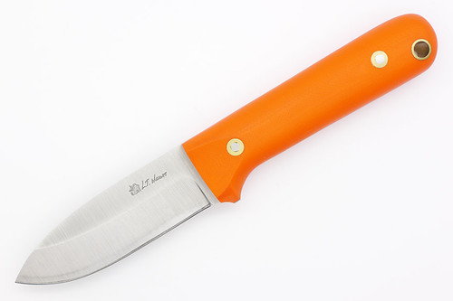 LT Wright Knives Next Gen - AEB-L Stainless Steel - Saber Grind - Orange G10 - Matte Finish