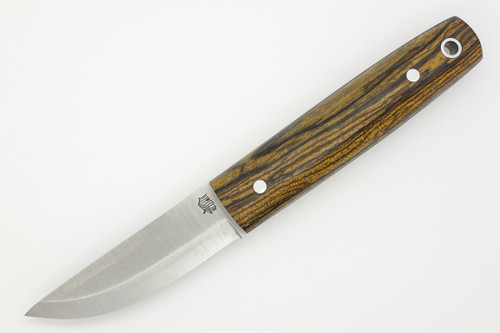 LT Wright Knives Pronghorn - O1 Steel - Scandi Grind - Bocote Handle - Matte Finish - 2 - FREE Black Liners!