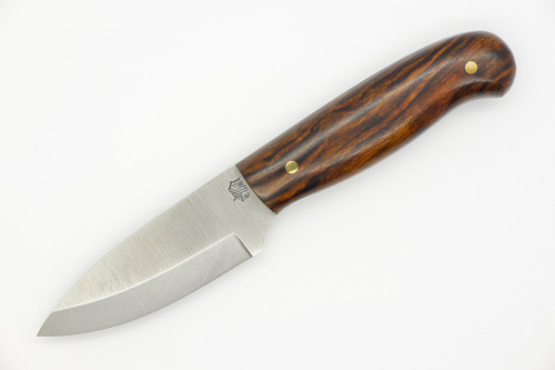 LT Wright Knives Patriot - CPM 3V Steel - Scandi Grind - Desert Ironwood - 4 / FREE Black Liners!