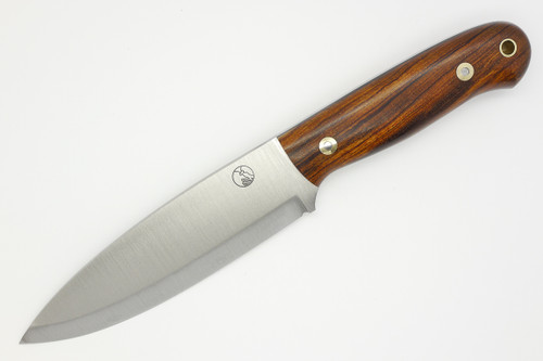 LT Wright Knives Sospes - O1 Steel - Scandi Grind - Desert Ironwood - 4 / FREE BLACK LINERS!