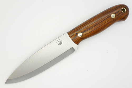 LT Wright Knives Sospes - O1 Steel - Scandi Grind - Desert Ironwood - 5 / FREE BLACK LINERS!
