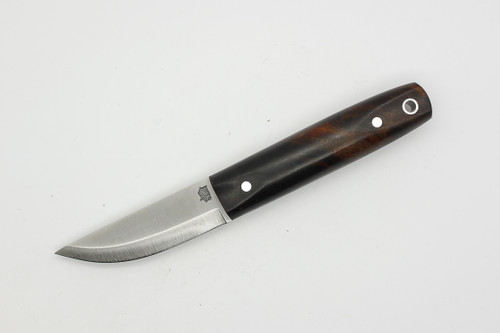 LT Wright Knives Pronghorn - O1 Steel - Scandi Grind - Desert Ironwood Handle - Polished Finish - 6 - FREE Black Liners!