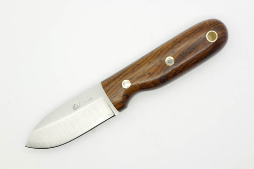 LT Wright Knives Bushbaby - A2 - Saber Grind - Cocobolo - Polished Finish - FREE Black Liners! - 1