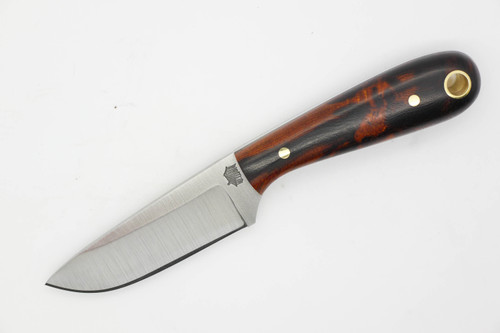 LT Wright Knives Frontier First - CPM 3V Steel - Saber Grind - Desert Ironwood w/ FREE Black Liners! - 3