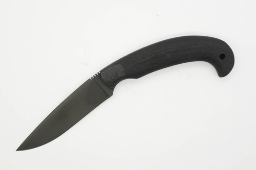 Winkler Knives - Contingency - 80CRV2 Steel - Flat Grind - Black Laminate Handle - Tapered Tang