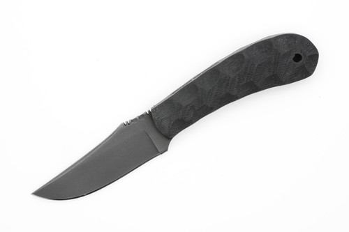 Winkler Knives - SD-1 (Standard Duty 1) - 80CRV2 Steel - Flat Grind - Sculpted Black Laminate Handle - Kydex