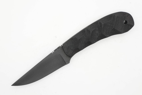 Winkler Knives - SD-2 (Standard Duty 2) - 80CRV2 Steel - Flat Grind - Sculpted Black Laminate Handle - Kydex