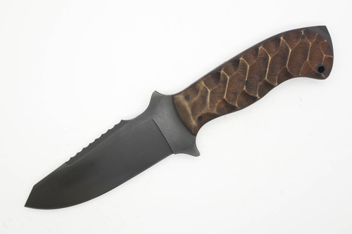 Winkler Knives - Utility Crusher - 80CRV2 Steel - Flat Grind - Sculpted Maple Handle - Crusher/Glass Breaker