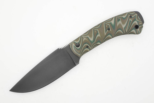 Winkler Knives - Woodsman - 80CRV2 Steel - Flat Grind - Sculpted Camo G10 Handle