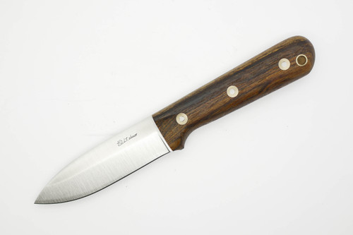 LT Wright Knives Genesis - A2 Steel - Saber Grind - Bocote - Matte Finish - FREE Black Liners! - 3