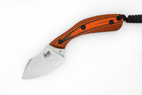 Smith & Sons Knives: APEX - D2 Tool Steel - Orange & Black G10 Handle