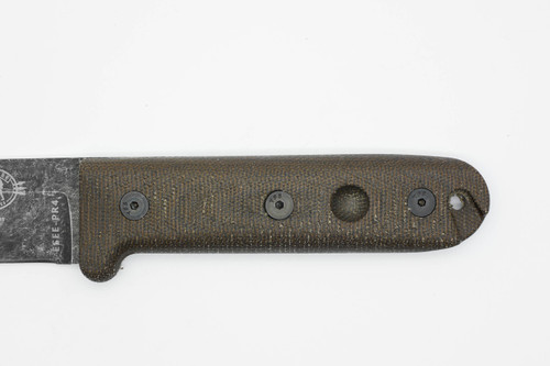 TKC: Micarta Handle for ESEE PR4 - Green Canvas Micarta