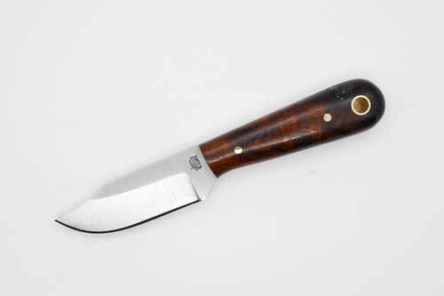 LT Wright Knives Frontier Trapper - AEB-L Steel - Saber Grind - Desert Ironwood - 1 / FREE Black Liners!