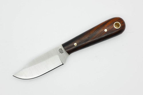 LT Wright Knives Frontier Trapper - AEB-L Steel - Saber Grind - Desert Ironwood - 11 / FREE Black Liners!