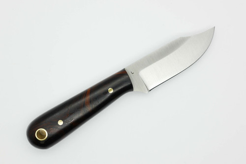 LT Wright Knives Frontier Trapper - AEB-L Steel - Saber Grind - Desert Ironwood - 17 / FREE Black Liners!