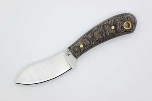 LT Wright Knives: Lil Muk - Flat Grind - O1 Steel - Python Canvas Micarta - Matte Finish