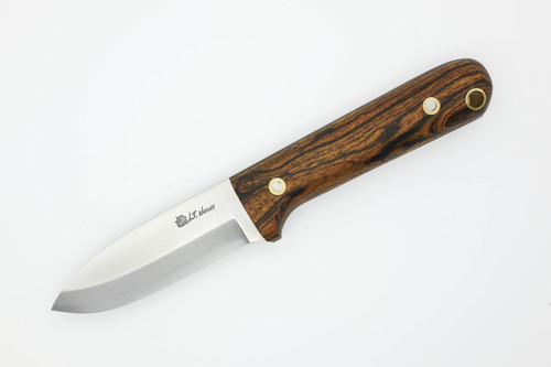 LT Wright Knives: HEVI Next Gen - 3/16" Thick O1 Steel - Scandi Grind - Bocote - 4 - FREE Black Liners!