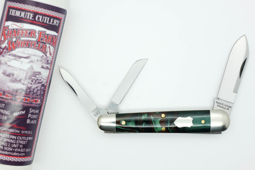 Great Eastern Cutlery Tidioute #59 Shaffer Farm Whittler - 3 Blade - Hummingbird Acrylic