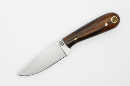 LT Wright Knives Frontier First - D2 Steel - Flat Grind - Desert Ironwood w/ FREE Black Liners! - 4