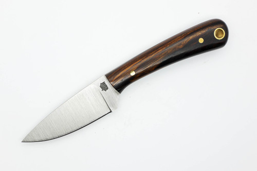 LT Wright Knives Frontier Valley - 3/32" O1 Steel - Flat Grind - Desert Ironwood - Black Liners - 2