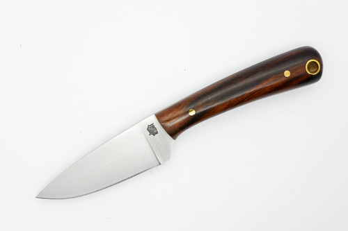LT Wright Knives Frontier Valley - 3/32" O1 Steel - Flat Grind - Desert Ironwood - Black Liners - 5