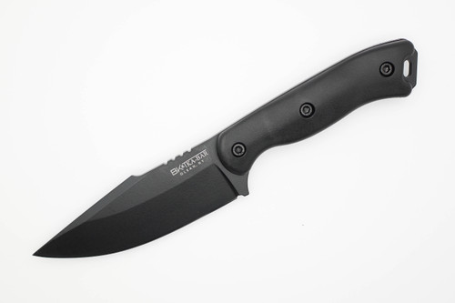 Becker Knife & Tool (Ka-Bar) Harpoon-BK18BK - Black Powder Coat Blade - Black Ultramid Handle