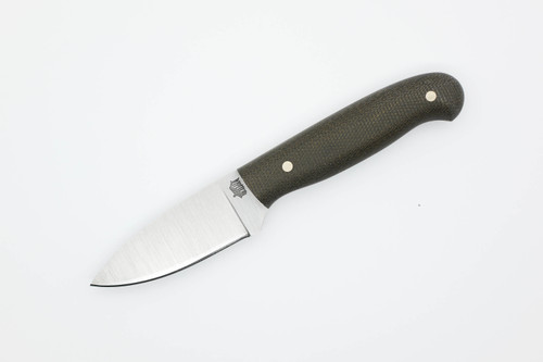 LT Wright Knives Patriot - O1 Steel - Flat Grind - Green Canvas Micarta - Matte Finish