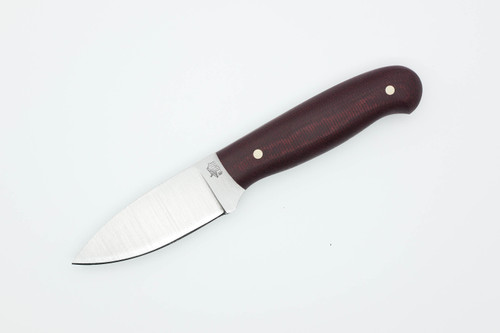 LT Wright Knives Patriot - O1 Steel - Flat Grind - Double Red Canvas Micarta - Matte Finish