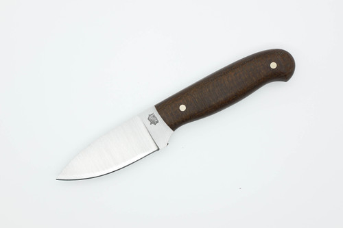 LT Wright Knives Patriot - O1 Steel - Flat Grind - Brown Burlap Canvas Micarta - Matte Finish - Kydex Sheath