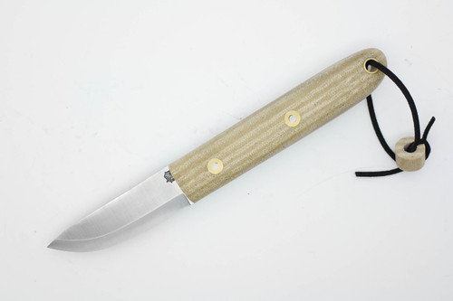 *Limited Exclusive* LT Wright Knives: Boattail - A2 - Scandi Grind - Striped Snakeskin Micarta Handle - Matte Finish - FREE Extras