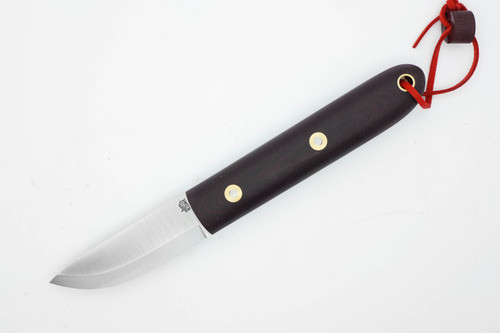 *Limited Exclusive* LT Wright Knives: Boattail - A2 - Scandi Grind - Double Red Canvas Micarta Handle - Matte Finish - FREE Extras