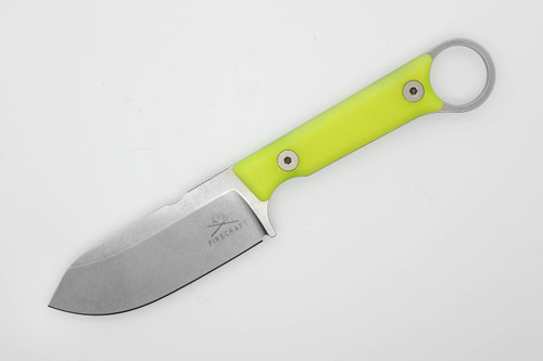 White River Knives Firecraft FC 3.5 Pro - Hi-Vis Textured G10 Handle