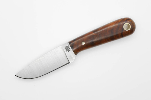 LT Wright Knives: Frontier First - O1 Tool Steel - Flat Grind - Desert Ironwood w/ Black Liners - 1