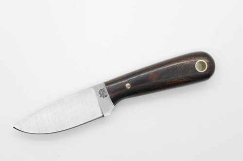 LT Wright Knives: Frontier First - O1 Tool Steel - Flat Grind - Desert Ironwood w/ Black Liners - 6
